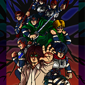 Fanart Shingeki no Kyojin season 4. Een project van Traditionele illustratie,  Tekening y Digitale illustratie van alan_orenday215 - 13.07.2021
