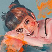 Mi Proyecto del curso: Retrato ilustrado con Procreate. Traditional illustration, Vector Illustration, Digital Illustration, and Portrait Drawing project by Dolors - 08.17.2021