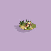 The tiny Mystery Shack . Un proyecto de Ilustración tradicional, Videojuegos, 3D, Cine, vídeo, televisión, Televisión, Modelado 3D y Pixel art de Eli Sanllehy - 15.08.2021