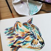 My project in Experimental Watercolor Techniques for Beginners course. Traditional illustration, Fine Arts, Watercolor Painting, and Naturalistic Illustration project by Alisa Pervukhina - 08.16.2021