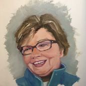 My project in Expressive Oil Portraiture: Explore the Alla Prima Technique course. Fine Arts, Painting, and Oil Painting project by Sandra McDougall - 08.16.2021