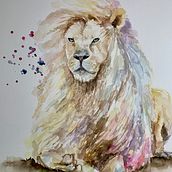 My project in Expressive Animal Portraits in Watercolor course. Traditional illustration, Watercolor Painting, Realistic Drawing, and Naturalistic Illustration project by Christian Gonzales - 08.16.2021