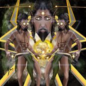 Archanos the sun earth elf of joxori. Digital Painting project by Sonorix Mehdi - 01.19.2021
