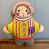 My project in Design and Embroidery of Dolls with Punch Needle  course Ein Projekt aus dem Bereich Stickerei, Dekoration von Innenräumen, Art To und Punch needle von esogurumi - 16.08.2021