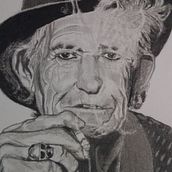 Retrato en grafito. Portrait Drawing project by marugarateche - 08.16.2021