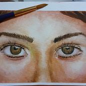 Ojos . Un projet de Aquarelle de sajava - 08.12.2020