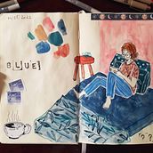 My project in Exploratory Sketchbook: Find Your Drawing Style course. Een project van Traditionele illustratie,  Schetsen,  Creativiteit,  Tekening, Aquarelschilderen, Sketchbook y Schilderen met gouache van BENNI ASMA - 16.08.2021