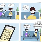 My project in Digital Comic Illustration for Social Media course Ein Projekt aus dem Bereich Traditionelle Illustration, Comic, Social Media, Zeichnung, Digitale Illustration, Instagram und Digitale Zeichnung von Renato Poulicer - 17.08.2021