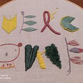 My project in Introduction to Raised Embroidery course. Embroider project by Vaso Tsi - 08.17.2021