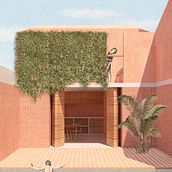 Mon projet du cours : Représentation graphique de projets architecturaux. Un proyecto de Arquitectura, Diseño gráfico, Arquitectura interior, Diseño de interiores, Paisajismo, Collage, Arquitectura digital e Ilustración arquitectónica de Fabien LOPEZ - 17.08.2021