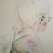 My little one - Graphite and Watercolor . % Sara Vasquez tarafından hazırlanan Geleneksel illüstras, on, Kalem Çizimi, Ve Portre Çizimi projesi - 05.05.2021