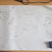 Dibujos (año 2019). Projekt z dziedziny Tradycyjna ilustracja użytkownika Esteban Bravo de Rueda Magdits - 17.08.2021