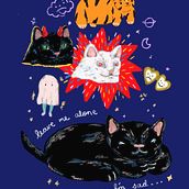 Leave me alone. Digital Illustration, Digital Drawing, and Traditional illustration project by Ana Aparicio - 08.18.2021
