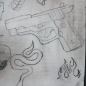 Mi Proyecto del curso: Tatuaje para principiantes. Tattoo Design project by Rebecca Trejo - 08.18.2021