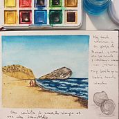 Mi Proyecto del curso: Cuaderno de viaje en acuarela. Un proyecto de Ilustración tradicional, Pintura a la acuarela, Sketchbook e Ilustración arquitectónica de Alexandra Neagu - 25.07.2021