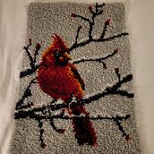 My project in Introduction to Latch Hooking and Locker Hooking course. Decoração de interiores, e Tecido projeto de nicita - 16.08.2021