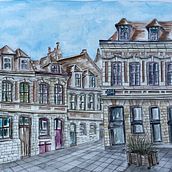 Naty Journal d'une apprentie artiste. Un proyecto de Pintura a la acuarela de Naty Severino - 18.08.2018