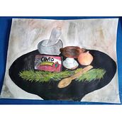 Mi Proyecto del curso: Bodegón contemporáneo con acuarela. Un proyecto de Ilustración tradicional, Pintura y Pintura a la acuarela de Etna Ariadna Dominguez Ramirez - 19.08.2021