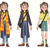 Old character design . Design de personagens e Ilustração tradicional projeto de Alexandra Kot - 19.08.2021