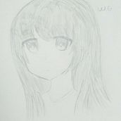 Mi Proyecto del curso: Chica . Traditional illustration, Character Design, Comic, Pencil Drawing, Drawing, and Manga project by Vianka - 08.20.2021