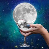 DISEÑO GRÁFICO Y EDITORIAL (LA NOCHE AL RASO). Design, Advertising, Graphic Design, Editorial Design, Photomontage, and Matte Painting project by Ahinara Santos Bernal - 08.20.2021