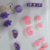 Mi Proyecto del curso: Diseño de joyería en resina. Un projet de Création d'accessoires, Artisanat, Design de bijoux , et DIY de Pamela Ried Molina - 20.08.2021