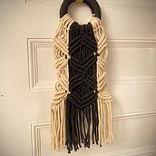 My project in Design and Creation of Macramé Handbags course. Design, Accessor, Design, Arts, Crafts, Sewing, Fiber Arts, and Macramé project by babybluepowder - 08.20.2021