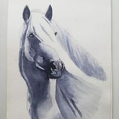 My project in Expressive Animal Portraits in Watercolor course. Un proyecto de Ilustración tradicional, Pintura a la acuarela, Dibujo realista e Ilustración naturalista				 de Divyaa Devanathan - 21.08.2021