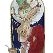 Inspired by Alice in Wonderland - March hare. Een project van Traditionele illustratie van Helen Alexander - 25.08.2020