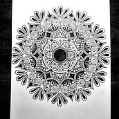 My project in The Art of Mandala Drawing: Create Geometric Patterns course. Drawing & Ink Illustration project by Nilima Patil - 08.21.2021