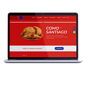 Como en Santiago. Web Design, Web Development, CSS, HTML, E-commerce, and SEO project by Daniel Suria - 08.21.2021