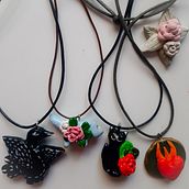 Meu projeto do curso: Criação de joalheria com polymer clay. Un progetto di Design di accessori, Design di gioielli, Ceramica, Artigianato e Belle arti di Luciana Padilha - 21.08.2021