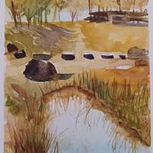 Mi Proyecto del curso: Paisajes naturales en acuarela. Artes plásticas, Pintura, e Pintura em aquarela projeto de racali78 - 21.08.2021