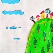 Mi Proyecto del curso: Ilustración de historias con papel. Een project van Traditionele illustratie, Collage, Papercraft, Kinderillustratie, Creativiteit met kinderen y Verhaallijn van cruzimperiale - 21.08.2021