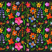 My project in Vibrant Floral Patterns with Watercolors course. Traditional illustration, Pattern Design, Watercolor Painting, and Botanical Illustration project by Priscilla Basilio - 08.16.2021