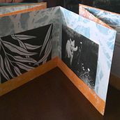 Display concertina artist book. Printing, and Bookbinding project by jean burke - 08.22.2021