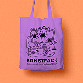 Konstfack University — merch proposal. Traditional illustration, and Costume Design project by biakosta - 08.22.2021