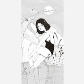Meu projeto do curso: Técnicas de desenho tradicional com Procreate. Traditional illustration, Drawing, Digital Illustration, Portrait Drawing, and Digital Drawing project by Júlia Rabelo - 08.22.2021