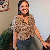My first top-down crochet garment. Fashion Design, Fiber Arts, DIY, and Crochet project by aeschneiderxyz - 08.22.2021