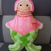 Mi Proyecto del curso: Diseño y bordado de muñecos con aguja mágica. Projekt z dziedziny  Haft,  Dekoracja wnętrz, To, art i  Haft pętelkow użytkownika Lisa Maria Cabrera - 22.08.2021