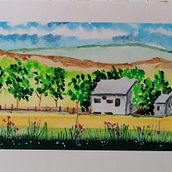 Mon projet du cours : Carnet de voyage à l’aquarelle. Een project van Traditionele illustratie, Aquarelschilderen,  Architecturale illustratie y Sketchbook van sophie_menin - 23.08.2021