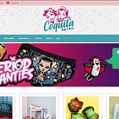 Mi Proyecto del curso: Creación de una web profesional con WordPress para la tienda online Coquita Retro. Un proyecto de UX / UI, Informática, Diseño Web y Desarrollo Web de Fátima Donaire - 23.08.2021