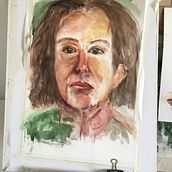 Il mio progetto del corso:  Ritratti ad acquerello: cattura la personalità del tuo soggetto. Painting, Watercolor Painting, Portrait Drawing, and Fine Arts project by Ruth Chotiner - 08.20.2021