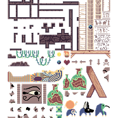 Mi Proyecto del curso: Creación de escenarios pixel art para videojuegos. 2D Animation, 3D Animation, Video Games, Pixel Art, Game Design, and Game Development project by minnaa - 08.23.2021