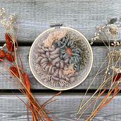 My project in Embroidered Tapestry Creation course. Un progetto di Ricamo e Interior Design di G. Beril Senturk - 23.08.2021