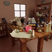 Mi Proyecto del curso: Modelado cartoon de bodegones con Maya. Un progetto di 3D, Modellazione 3D e Progettazione 3D di Paula Molano - 21.08.2021