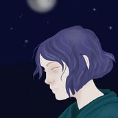 Meu projeto do curso: Retrato de personagens femininas com Procreate. Traditional illustration, Digital Illustration, and Digital Drawing project by Camila Aparecida Silveira - 08.18.2021