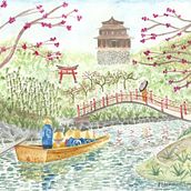 Passeio tranquilo. Un projet de Illustration traditionnelle, Dessin , et Aquarelle de Fabiana Tomaim de Oliveira - 19.08.2021