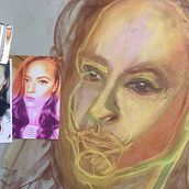 My project in Expressive Oil Portraiture: Explore the Alla Prima Technique course. Fine Arts, Painting, and Oil Painting project by Marybeth Andrews - 08.24.2021
