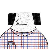 Dwight the office dog Screen Print. Traditional illustration, and Screen Printing project by Telri Stoop - 08.24.2021